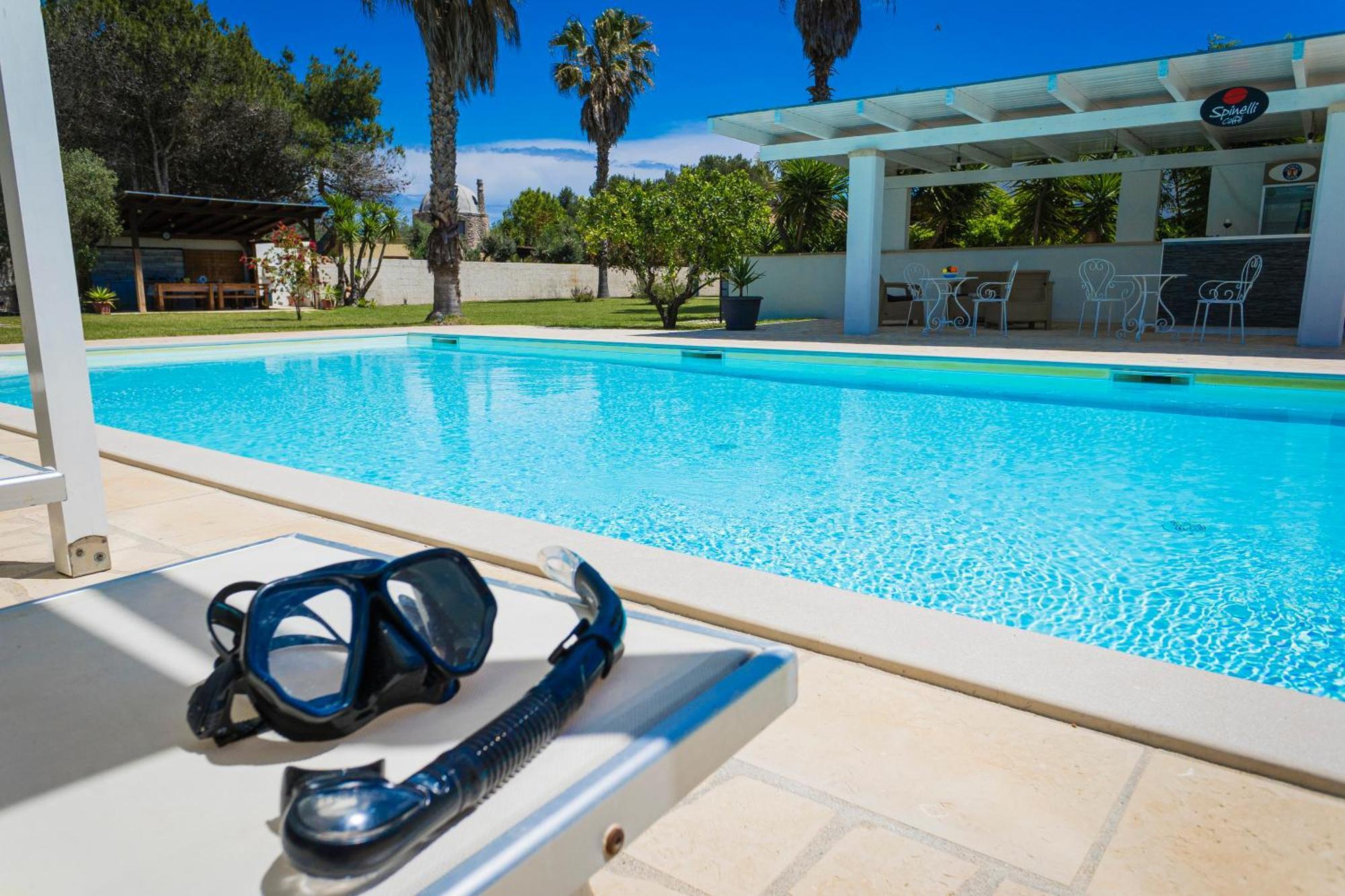 Villa El Capitano With Garden And Pool - Happy Rentals Muro Leccese Luaran gambar