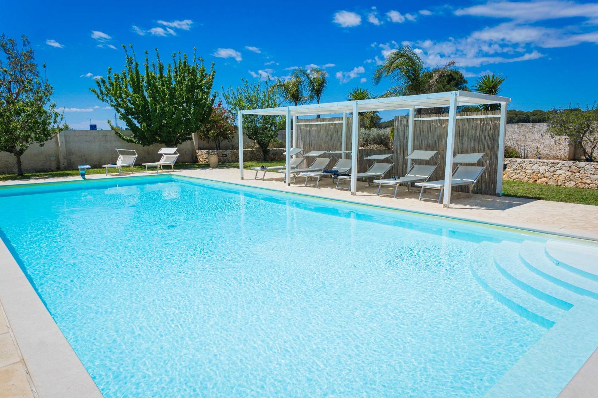 Villa El Capitano With Garden And Pool - Happy Rentals Muro Leccese Luaran gambar